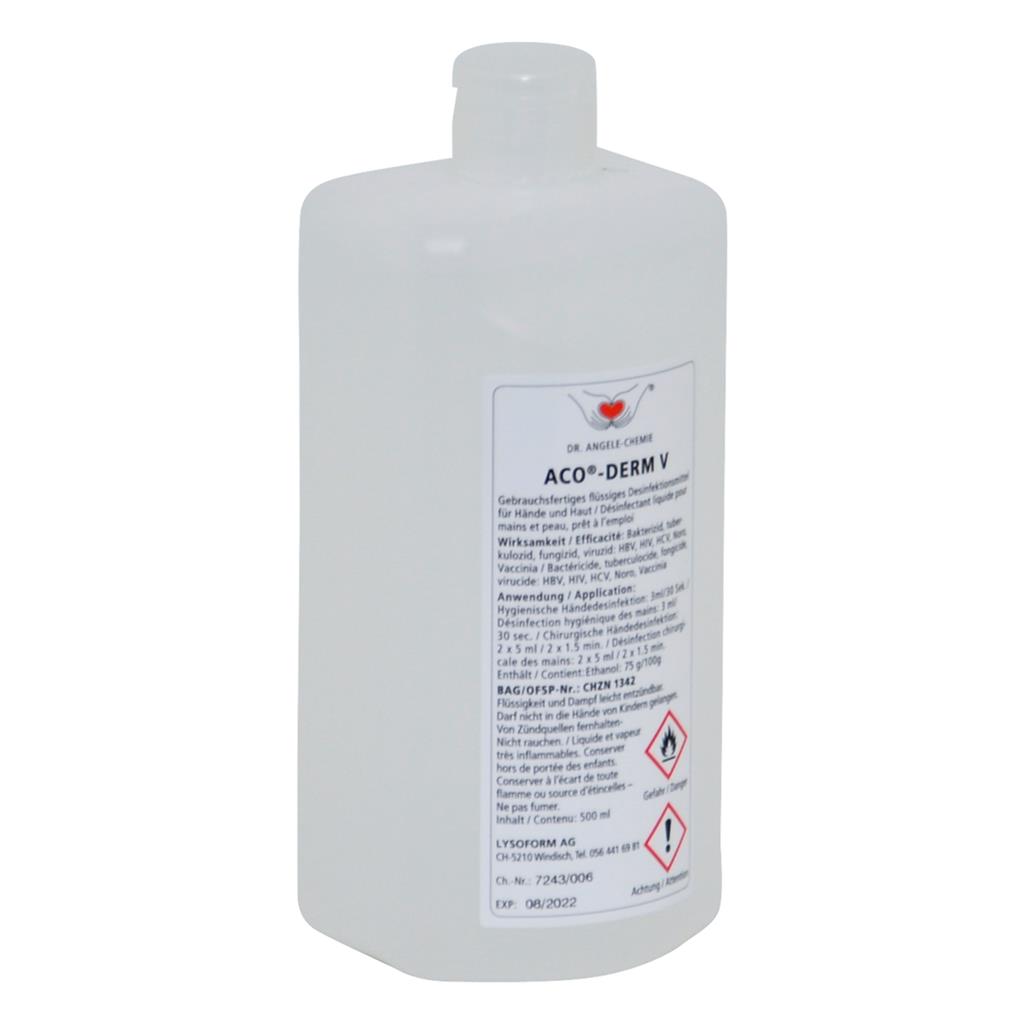 ACO-derm v colourless 12x500ml bottle