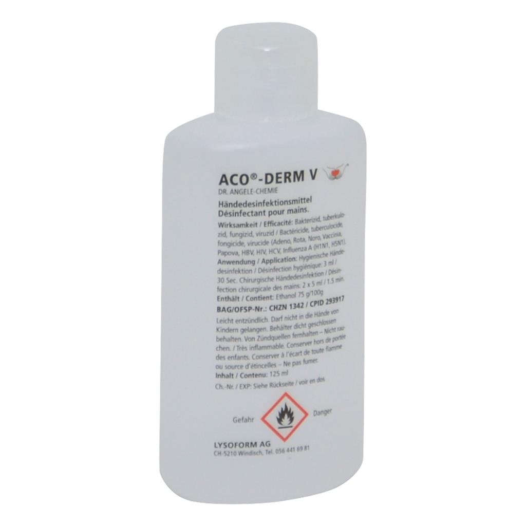 ACO-derm v colourless 20x125ml bottle