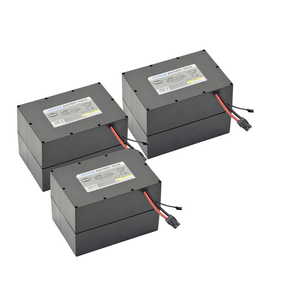 Pacco batteria Li 25.6V/148.2Ah Delight