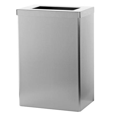 Poubelle en inox, 50 l