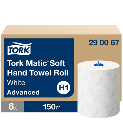 Tork Matic Ad Es.-mains roul. blanc 1pal