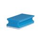 Sponge with pad blue/white, 13x7x4, 10pc