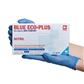 Disposab. gloves M blue 100 pcs eco-plus